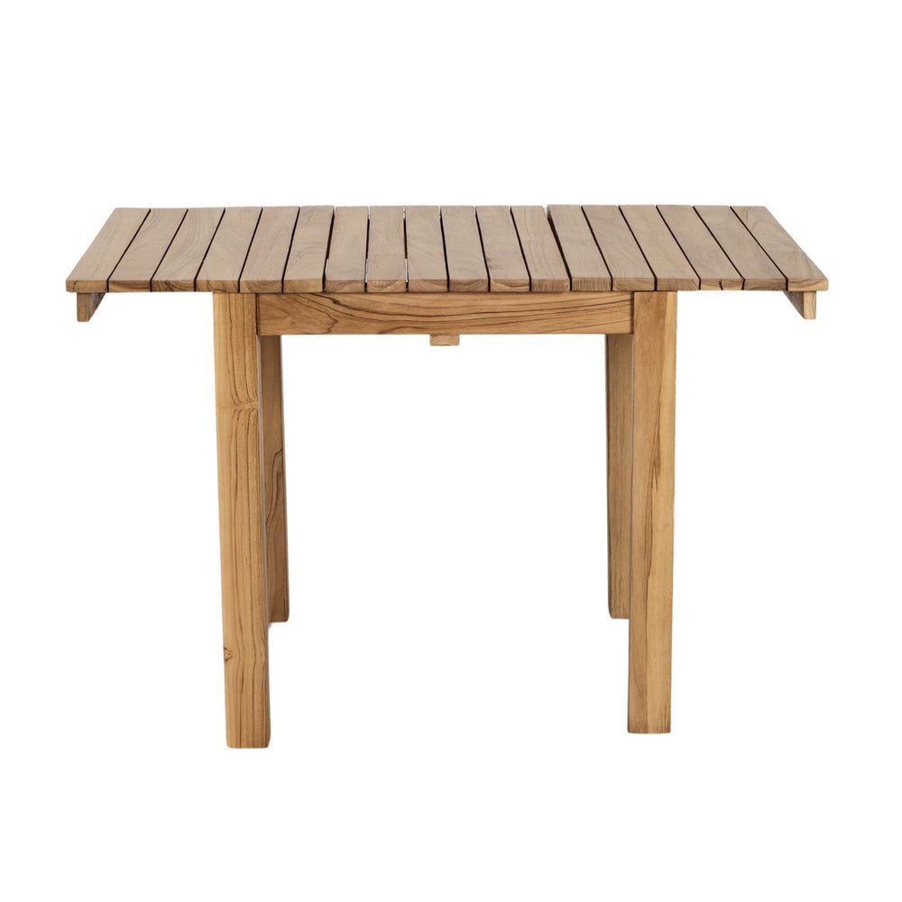 Table Terás en Teck Massif Extensible 80 - 120 cm