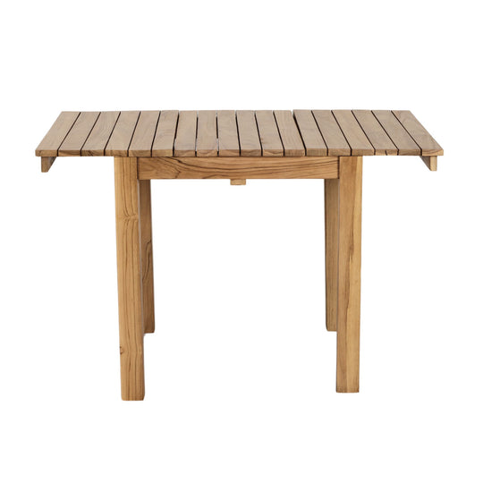 Table Terás en Teck Massif Extensible 80 - 120 cm