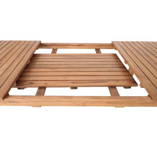 Table Terás en Teck Massif Extensible 80 - 120 cm