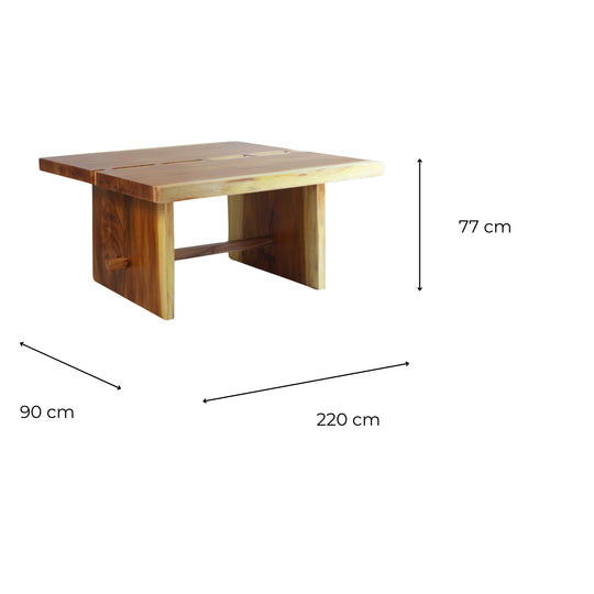 Table Suar Mariposá 220 cm x 90 cm