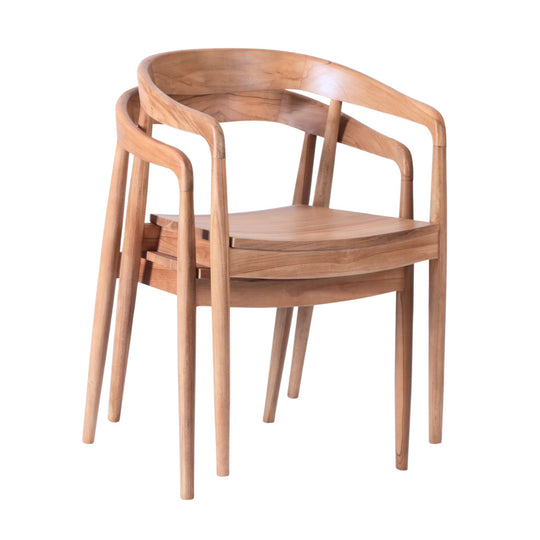 Chaise Donna en Teck Massif