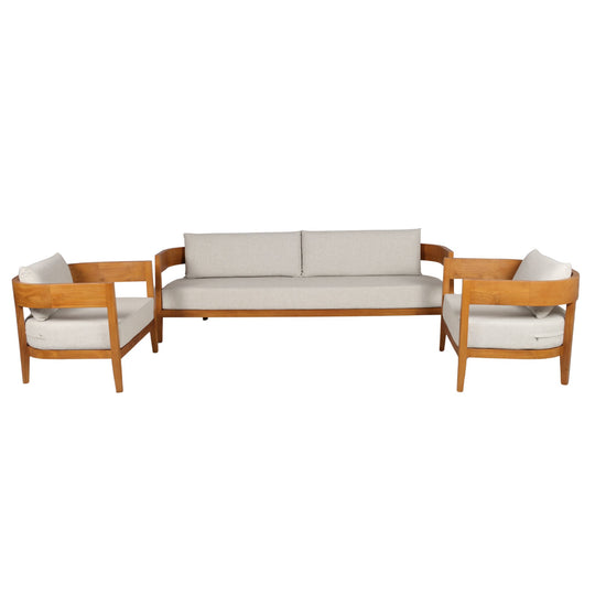 Salon Extérieur/Intérieur Teck 5 places Arrón