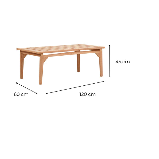 Table basse Simpla Teck