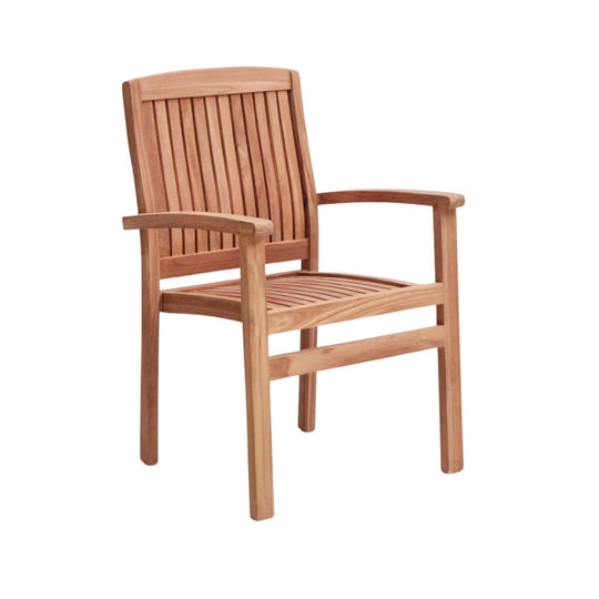 Chaise Hampton Teck - Élégance et Confort en Teck Massif