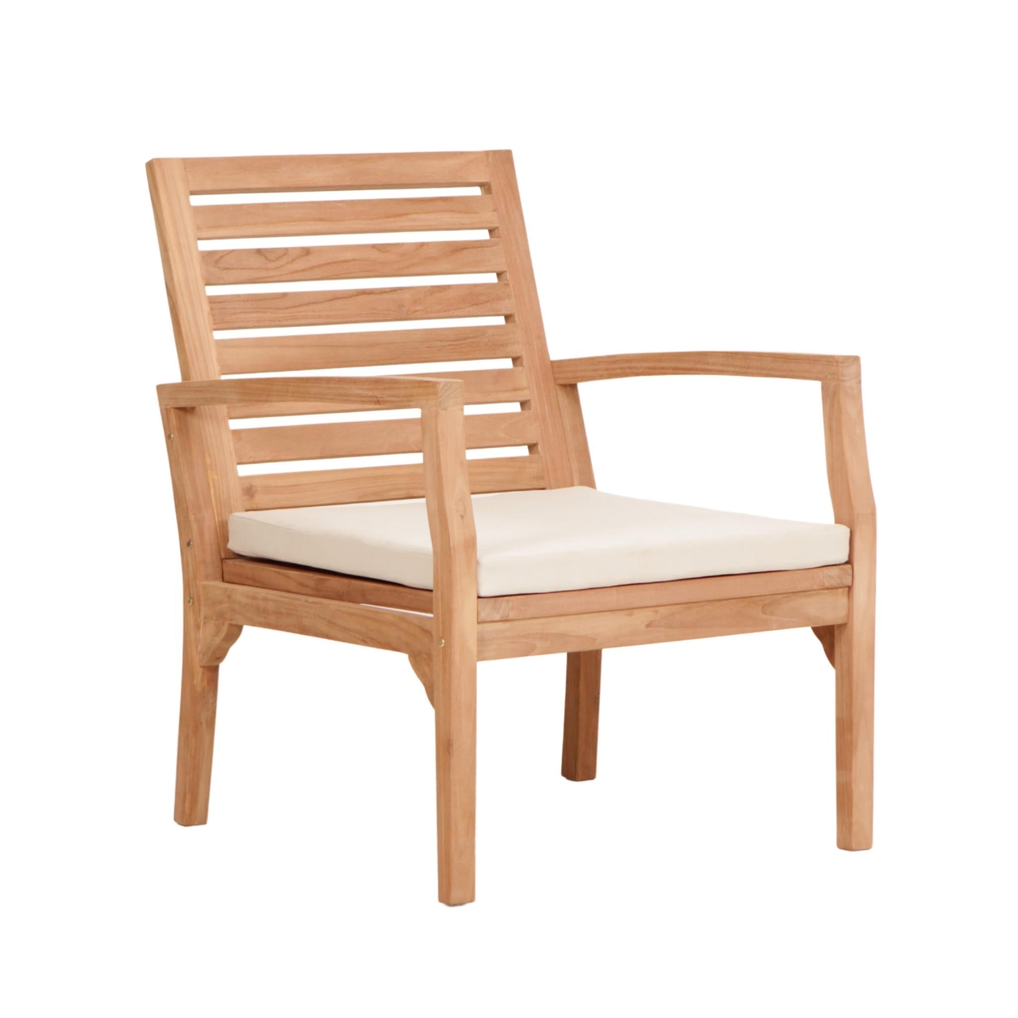 Fauteuil Simpla Teck - Confort et Élégance en Teck Massif