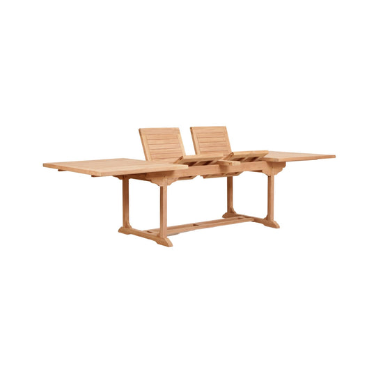 Table Rectangle Teck Extensible 3m - Élégance et Fonctionnalité en Un