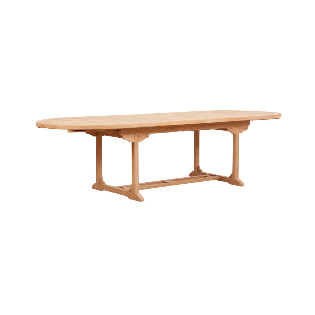 Table Ovale Teck Extensible 3m