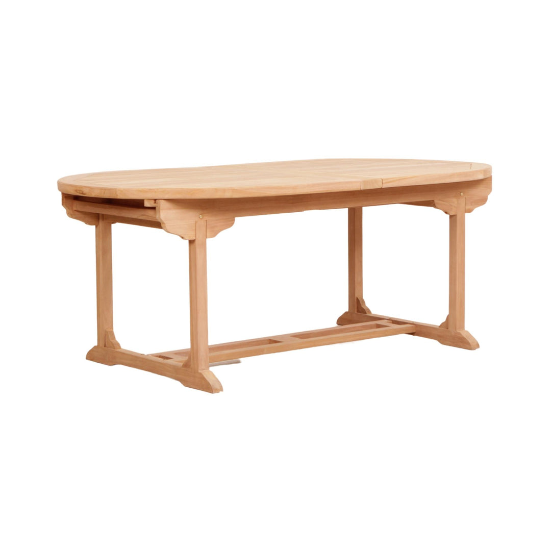 Table Ovale Teck Extensible 3m