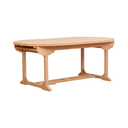 Table Ovale Teck Extensible 3m