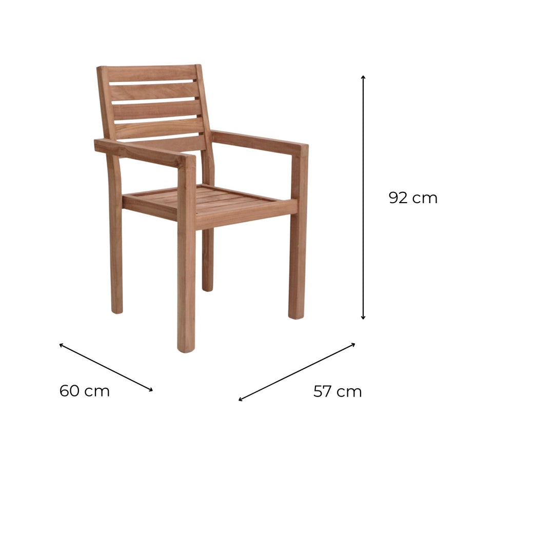 Chaise Europa Teck