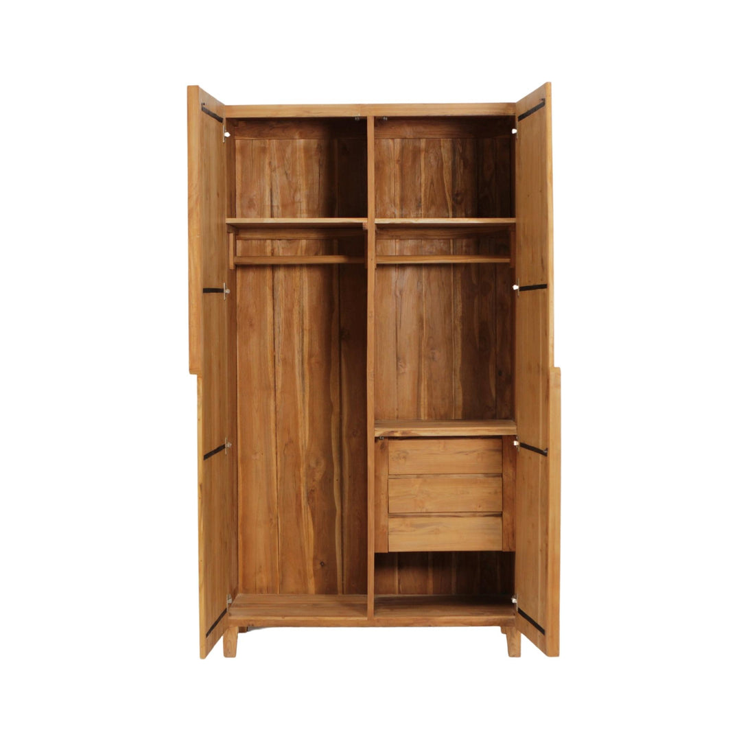 Armoire Teck 212cm Elegancia