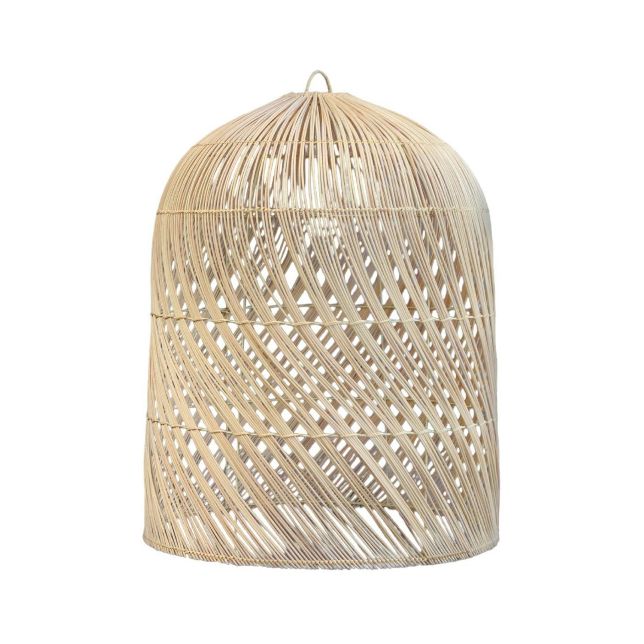 Suspension Campaná Rotin XL - Élégance Naturelle en Rotin Tressé